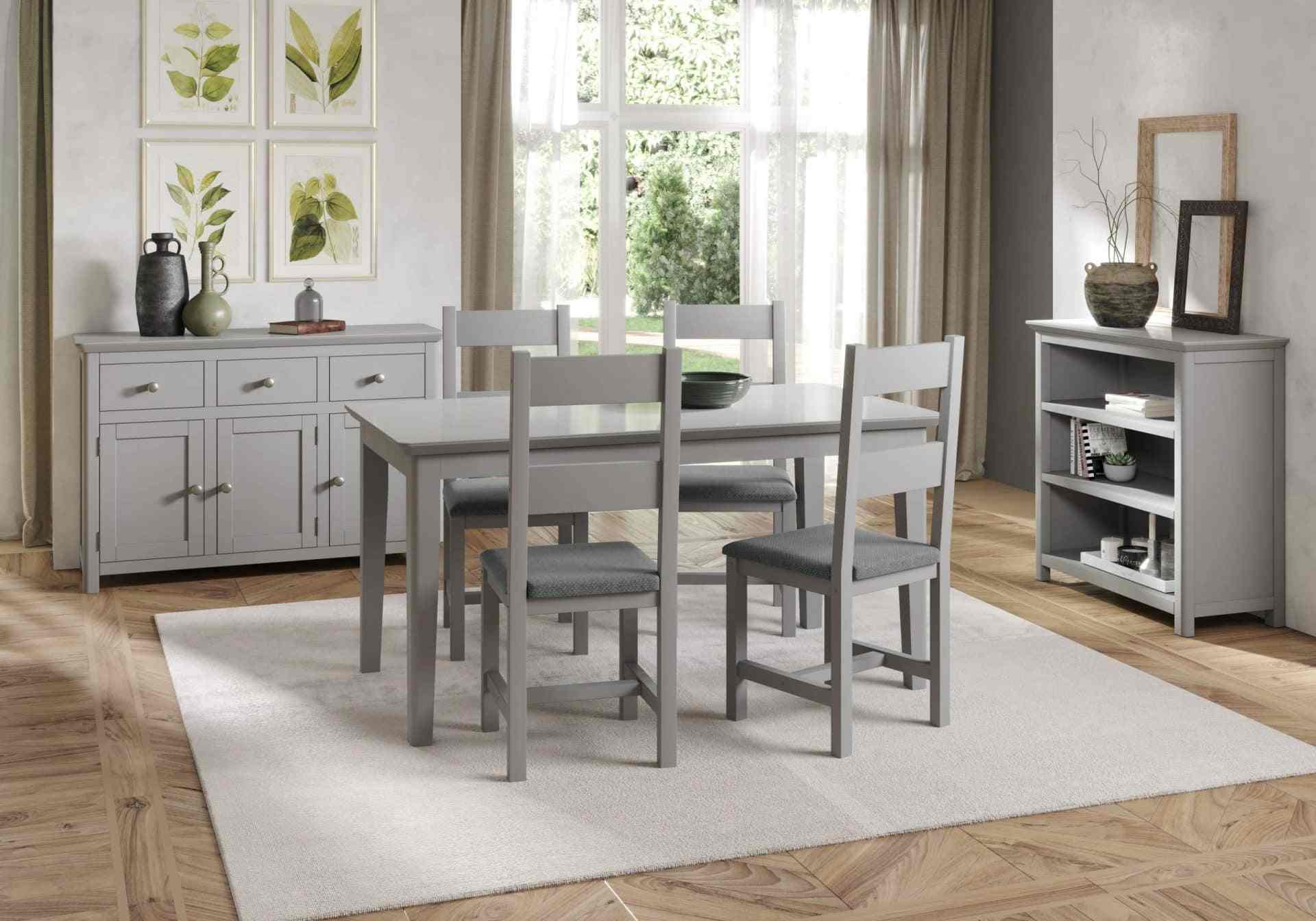 Rectangular Dining Table in a Modern Room Dining