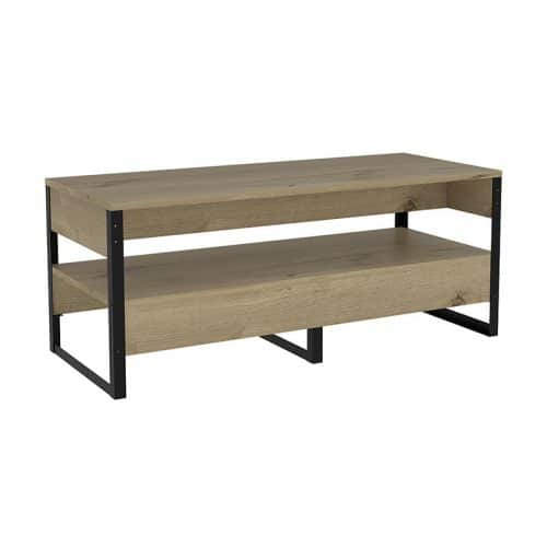 The bleached pine coffee table