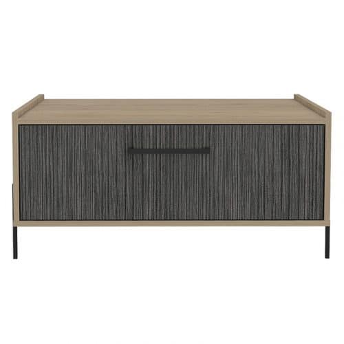 Storage coffee table, the washed wood effect - Image 4