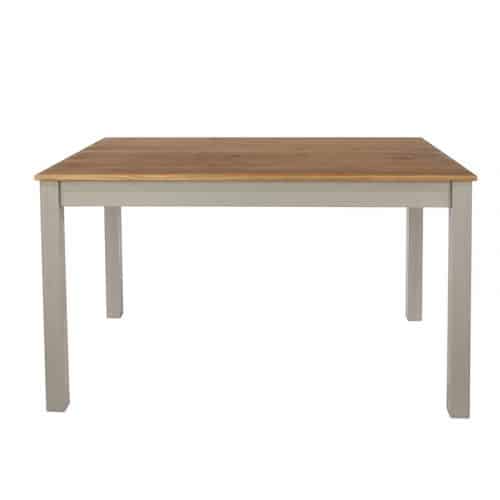 Rectangular grey dining table, 120cm - Image 2