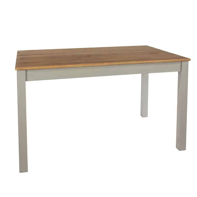 Grey rectangular dining table, 150cm - Image 3