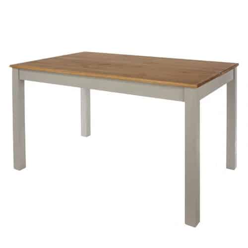 Grey rectangular dining table, 150cm