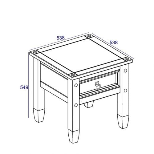 Antique lamp table - Image 4