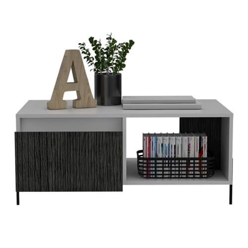 The white coffee table with drawer - Image 5