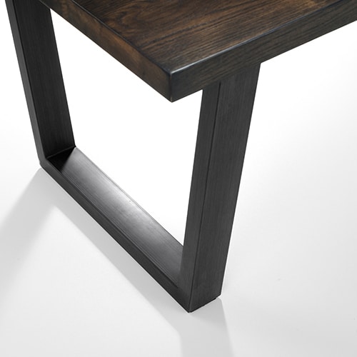 Brooklyn dining table - dark oak - Image 6