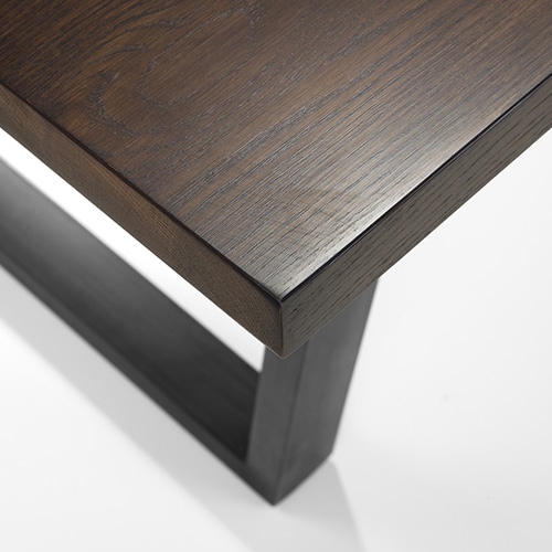 Brooklyn dining table - dark oak - Image 7