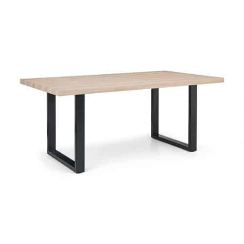 Berwick Dining Table & 2 Luxe Low Mustard Benches - Image 3