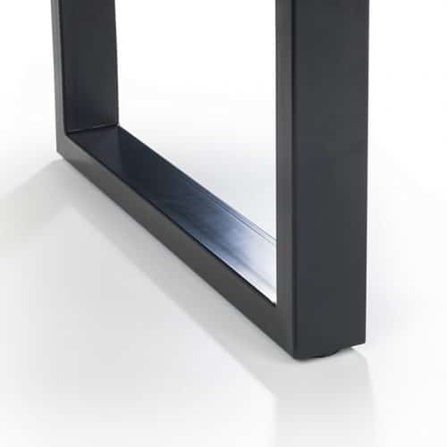 Berwick Dining Table & 2 Luxe Low Mustard Benches - Image 6