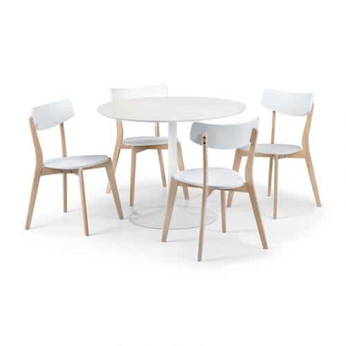 Blanco White & Casa Dining Set