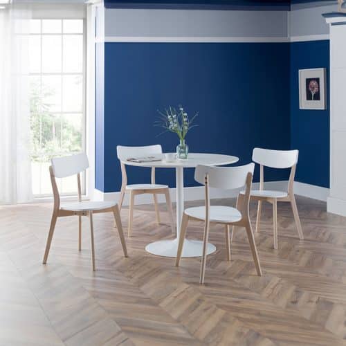 Blanco White & Casa Dining Set
