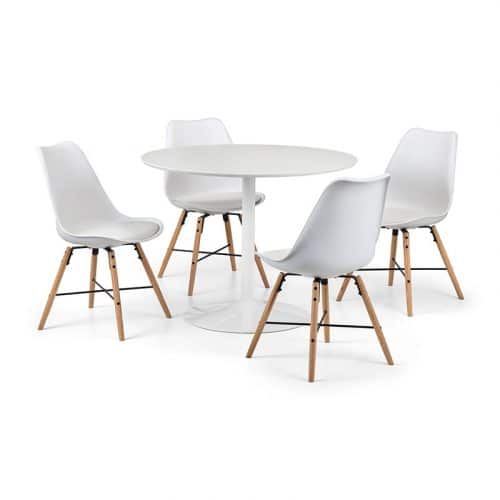 Blanco White & Kari White Dining Set