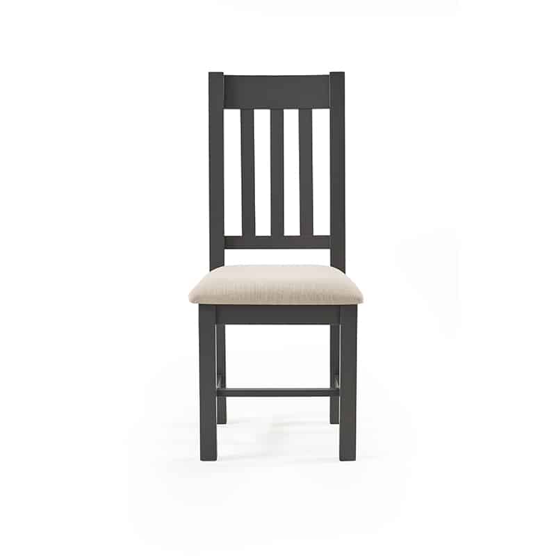 Bordeaux Dining Set (6 Chairs) - Dark Grey