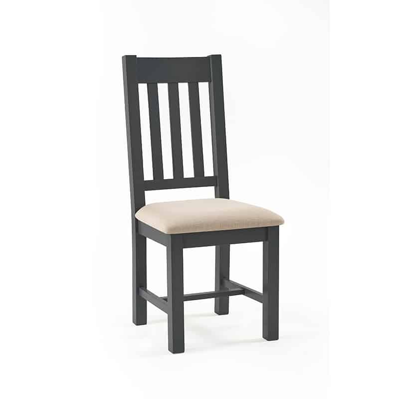 Bordeaux Dining Set (6 Chairs) - Dark Grey