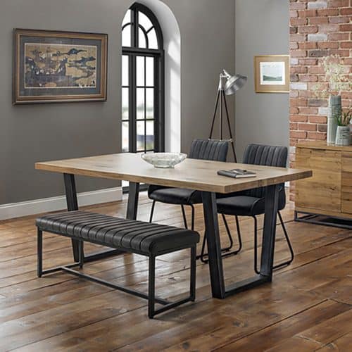 Brooklyn & Soho dining set - bench & 2 chairs