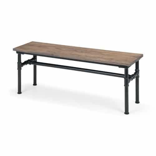 Carnegie dining table & 2 benches