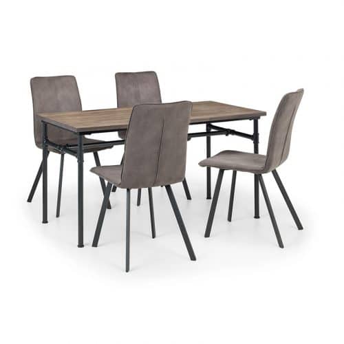 Carnegie dining table & 4 monroe chairs
