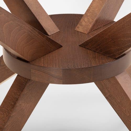 Chelsea glass top dining table