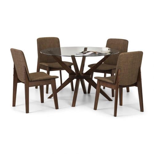 Chelsea glass dining set