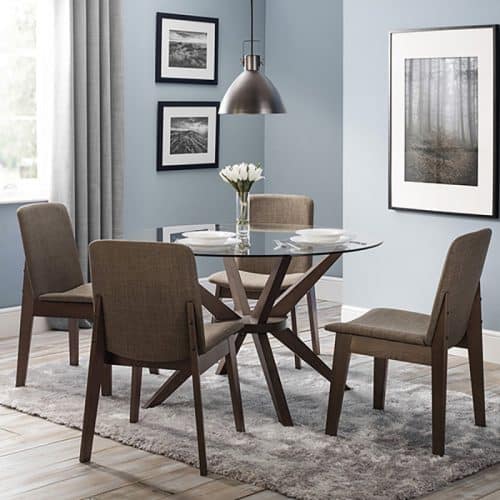 Chelsea glass dining set