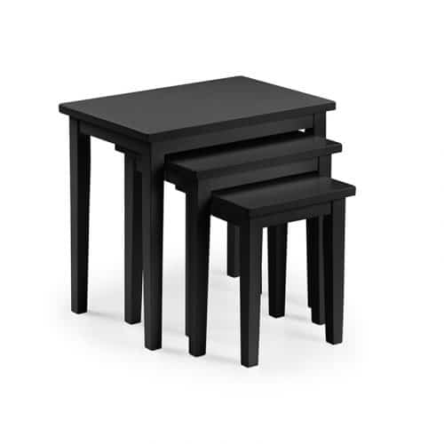 Cleo nest of tables - black