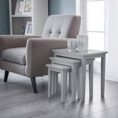 Cleo nest of tables - lunar grey