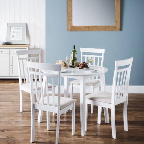 Coast white dropleaf table - Image 3