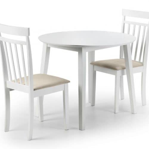 Coast white dropleaf table - Image 4