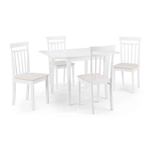Coast dining set - white