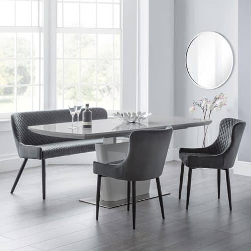 Como extending dining table - grey