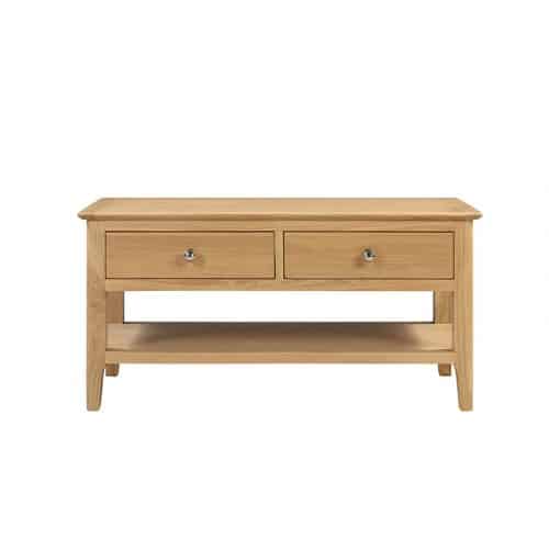Cotswold coffee table with 2 drawers