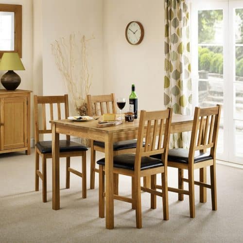 Coxmoor oak rectangular dining table - Image 2