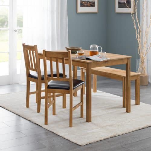 Coxmoor oak rectangular dining table - Image 4