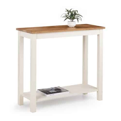 Coxmoor console table 90cm - Ivory & Oak - Image 3