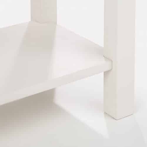 Coxmoor console table 90cm - Ivory & Oak - Image 6