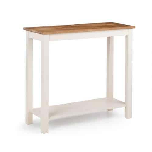 Coxmoor console table 90cm - Ivory & Oak - Image 2