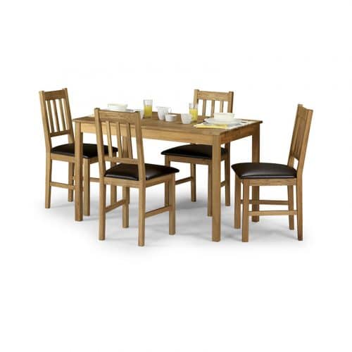 Coxmoor oak rectangular dining table - Image 5