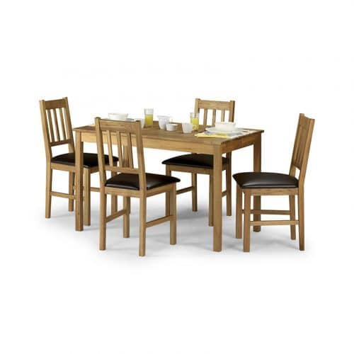 Coxmoor oak rectangular dining set