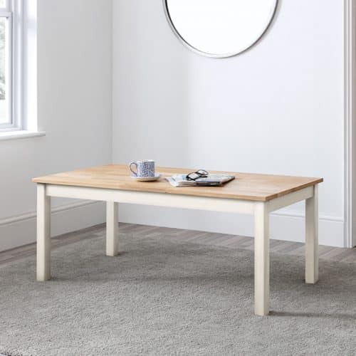 Coxmoor coffee table - Ivory & Oak - Image 2