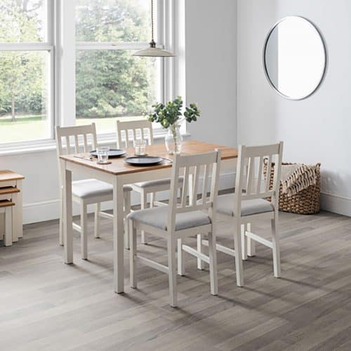 Coxmoor ivory & Oak dining Set - Image 2