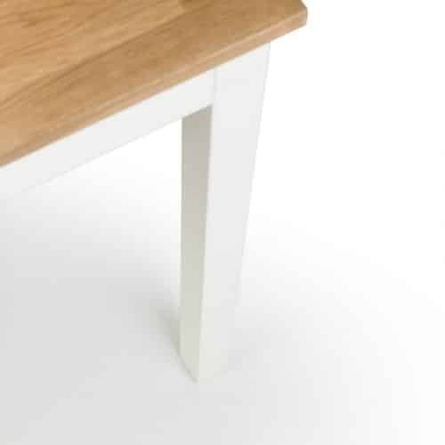 Coxmoor rectangular dining table - Ivory & Oak - Image 3