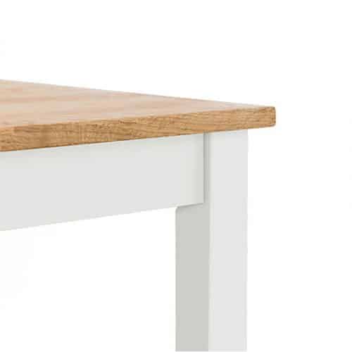 Coxmoor ivory & oak square dining set - Image 5