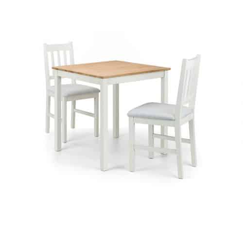 Coxmoor square dining table - Ivory & Oak - Image 7