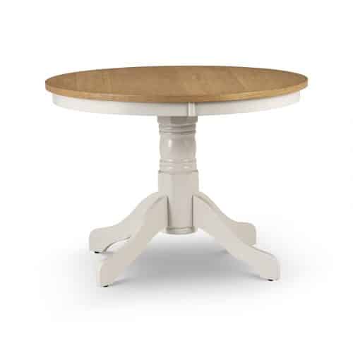 Davenport round pedestal table - Elephant grey