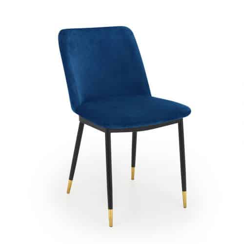 Findlay square dining table & 4 delaunay blue chairs - Image 5