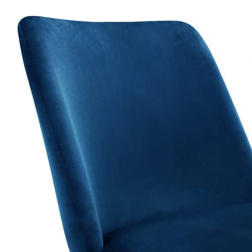 Holland round pedestal table & 2 delaunay blue chairs - Image 10