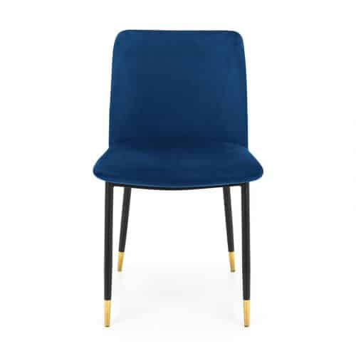 Findlay square dining table & 4 delaunay blue chairs - Image 3
