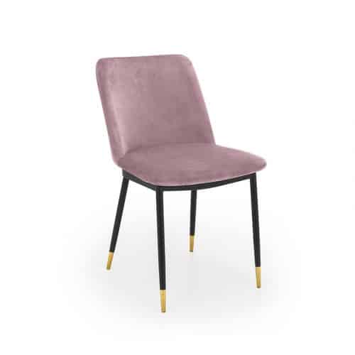 Montero round table & 4 delaunay pink chairs - Image 9
