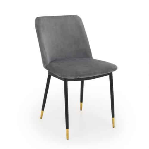 Findlay square dining table & 4 delaunay grey chairs - Image 5