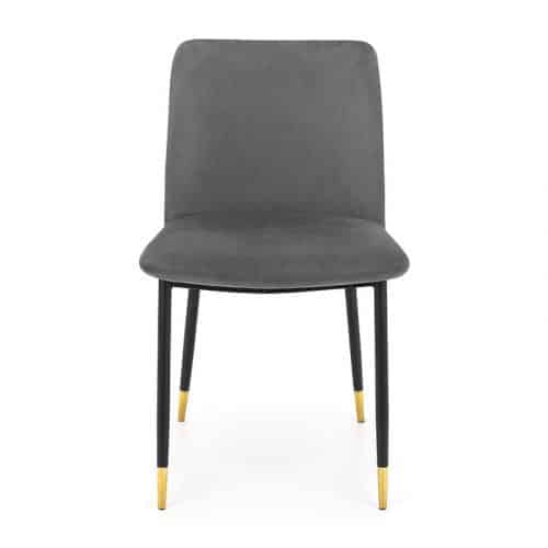 Findlay square dining table & 4 delaunay grey chairs - Image 4