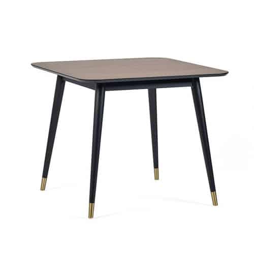 Findlay square dining table & 4 delaunay mustard chairs - Image 5